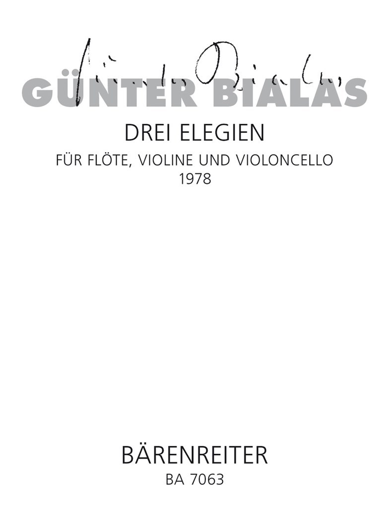 Drei Elegien